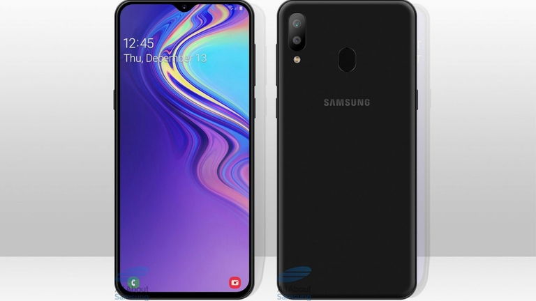 Samsung Galaxy M20: 5000mAh, notch de gota y doble cámara