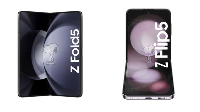 Los Samsung Galaxy Z Flip5 y Z Fold5 se dejan ver en imágenes oficiales y en todos sus colores diferentes